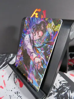 Muzan Kibutsuji MR Rare Card Demon Slayer Wedding 3 Collectible Holo Foil CCG - Image 3