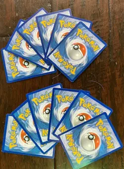 12 Pokemon Shiny Holo Break Cards, Gold, Collection of Breaks, NM/Lightly Played - Image 4