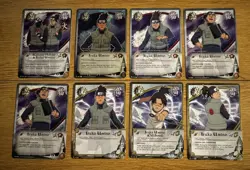 Naruto CCG Iruka Umino 8 Card Lot With Holo-Foil - Image 1