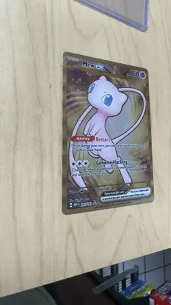 Pokemon TCG Mew EX Metal Gold NM 205/165 Scarlet & Violet 151 Promo Card A - Image 2