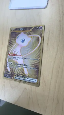 Pokemon TCG Mew EX Metal Gold NM 205/165 Scarlet & Violet 151 Promo Card A - Image 3