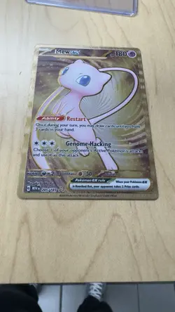 Pokemon TCG Mew EX Metal Gold NM 205/165 Scarlet & Violet 151 Promo Card A - Image 4