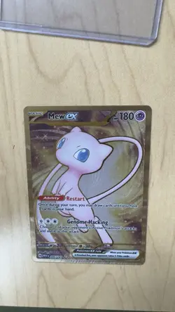 Pokemon TCG Mew EX Metal Gold NM 205/165 Scarlet & Violet 151 Promo Card A - Image 5