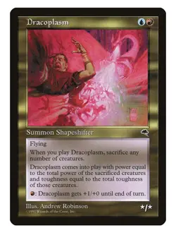 Dracoplasm MTG Tempest Rare LP Lightly Played Single Card - Image 1