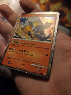 Entei Shiny SL3 Call of Legends Pokemon Card Holo Foil Secret Rare HP DMG BINDER - Image 3