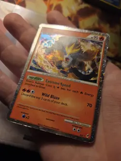 Entei Shiny SL3 Call of Legends Pokemon Card Holo Foil Secret Rare HP DMG BINDER - Image 4