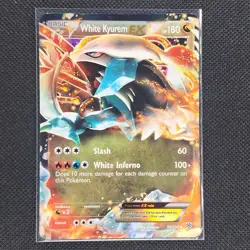 White Kyurem EX - 96/135 - Ultra Rare - Plasma Storm - Pokemon Card - NM/M - Image 1