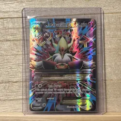 Pokemon TCG Fates Collide 118/124 M Alakazam EX Full Art Ultra Rare Card NM- - Image 1