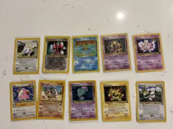 Lot of 10 Vintage Pokemon Black Star Promo Cards Near Mint/ Light Play Lot #27 - Image 1