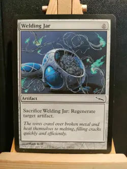 Welding Jar - Mirrodin -Common - NM to LP (see pics) - MTG - Image 1