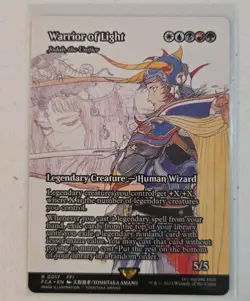 Warrior of Light R 0017 1x Showcase Final Fantasy FCA NM MTG - Image 1