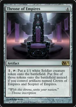 Throne of Empires Light Play, English Magic the Gathering MTG Magic 2012 - Image 1