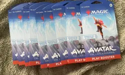 Lot of 9:Magic the Gathering Avatar:The Last Airbender sleeved Play Booster Pack - Image 5
