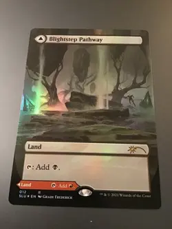 MTG Secret Lair #012 Blightstep / Searstep Pathway Borderless Foil NM - Image 2