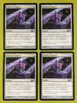 Crown of Empires x4 Magic 2012 M12 4x Playset Magic the Gathering MTG - Image 1