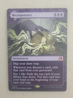 Necropotence | NM | Wilds of Eldraine | WOT #31 | MTG - Image 1