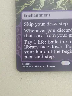 Necropotence | NM | Wilds of Eldraine | WOT #31 | MTG - Image 3