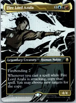 Fire Lord Azula (0313) (Borderless) R Avatar: The Last Airbender 313 NM - Image 1