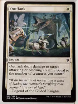 Outflank - Throne of Eldraine - Magic the Gathering MTG Nice! - Image 1
