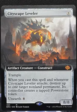 Cityscape Leveler #363 The Brothers' War Extended Art Regular Mythic - Image 1
