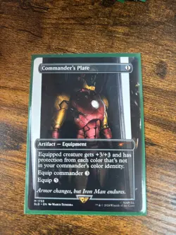Commander's Plate - Iron Man - Marvel Secret Lair - NM Mtg - Image 1