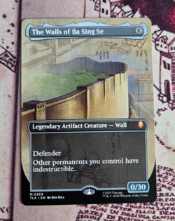 MTG The Walls of Ba Sing Se Borderless Extended Avatar Last Airbender NM - Image 1