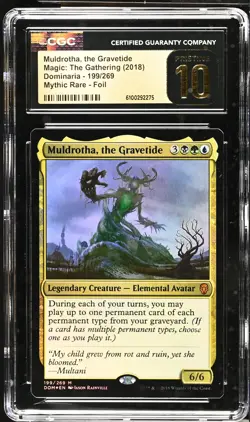 MULDROTHA, THE GRAVETIDE Dominaria Foil Mythic CGC Pristine 10 MTG - Image 1