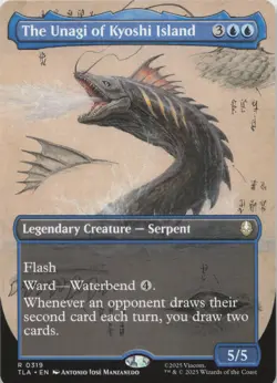 The Unagi of Kyoshi Island (Borderless) R Avatar: The Last Airbender 319 NM MTG - Image 1
