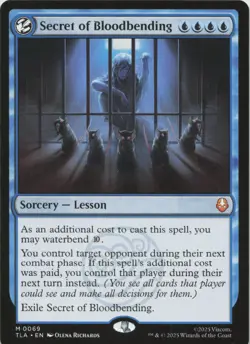 Secret of Bloodbending M Avatar: The Last Airbender 69 NM MTG - Image 1
