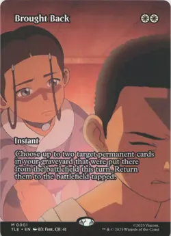 Brought Back (Borderless) M Avatar: The Last Airbender: Eternal-Legal 1 NM MTG - Image 1