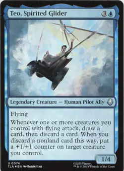 Teo, Spirited Glider - FOIL - U Avatar: The Last Airbender 74 - MTG - Image 1