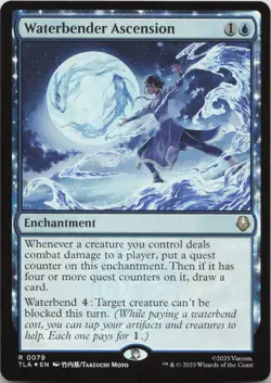 Waterbender Ascension - FOIL - R Avatar: The Last Airbender 79 - MTG - Image 1