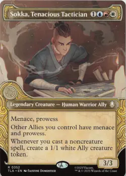 Sokka, Tenacious Tactician (Showcase) R Avatar: The Last Airbender 352 NM MTG - Image 1