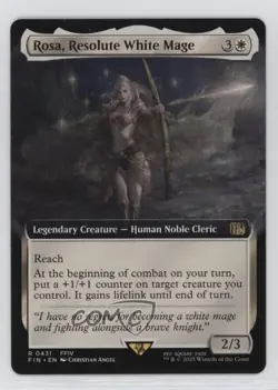 Rosa Resolute White Mage (Extended) Magic: Universes Beyond: Final Fantasy FIN - Image 1