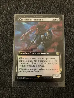Magic The Gathering MTG - Vincent Valentine (Extended Art) Foil - FIN - Image 1