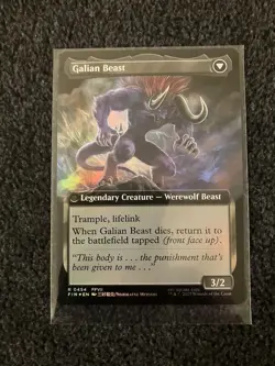 Magic The Gathering MTG - Vincent Valentine (Extended Art) Foil - FIN - Image 2