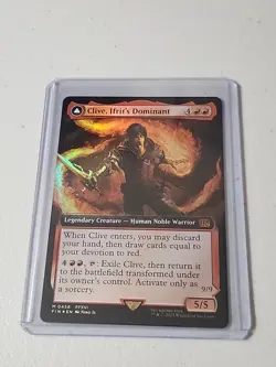 MTG Clive, Ifrit's Dominant (Extended Art) Final Fantasy Foil 458 - Image 1
