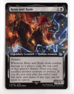 MtG FIN Reno and Rude #450 Extended Art Non-Foil - Image 1