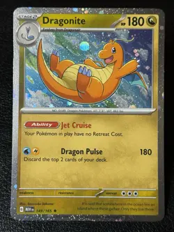 Dragonite 149/165 Cosmos Holo - Sam's Club Exclusive Promo - Pokemon TCG: 151 NM - Image 1
