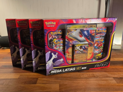 Lot of 4 Pokemon TCG Mega Evolution Mega Latias EX Box brand new factory sealed - Image 1