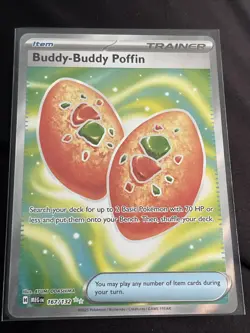 Pokemon - Buddy Buddy Poffin 167/132 Mega Evolution Secret Rare Full Art - Image 1