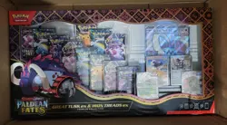 Paldean Fates Great Tusk ex Iron Treads ex Premium Collection Sealed Pokemon TCG - Image 1