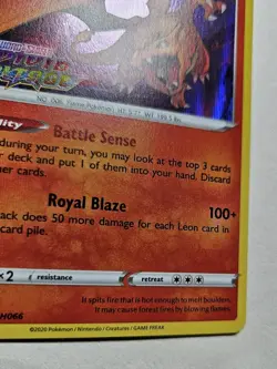 Pokemon TCG Charizard SWSH066 Prerelease Holo Vivid Voltage Stamped Nm - Image 5