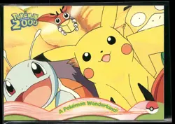 A Pokemon Wonderland! #3 - Pokemon Topps Pokemon 2000 Movie Blue Logo NM - Image 1