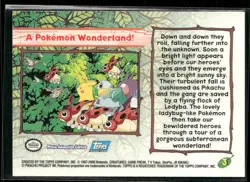 A Pokemon Wonderland! #3 - Pokemon Topps Pokemon 2000 Movie Blue Logo NM - Image 2