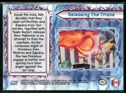 Releasing The Titans #39 - Pokemon Topps Pokemon 2000 Movie Blue Logo NM - Image 2