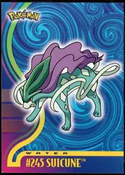 2001 Topps Pokemon Johto League Champions Non Foil #245 Suicune - Image 1