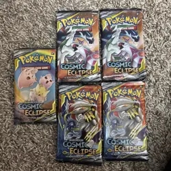 Pokemon cosmic eclipse EMPTY WRAPPERS. - Image 1