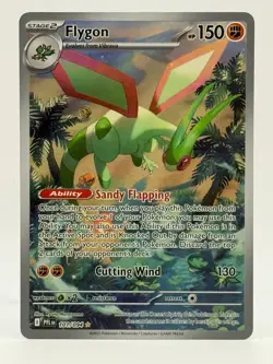 2025 Near Mint Pokemon Flygon IR 101/094 Me02: Phantasmal Flames Illustration NM - Image 1