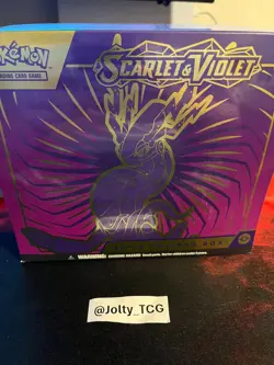 Pokemon Scarlet and Violet Base Set Elite Trainer Box ETB Miraidon New/Sealed - Image 1